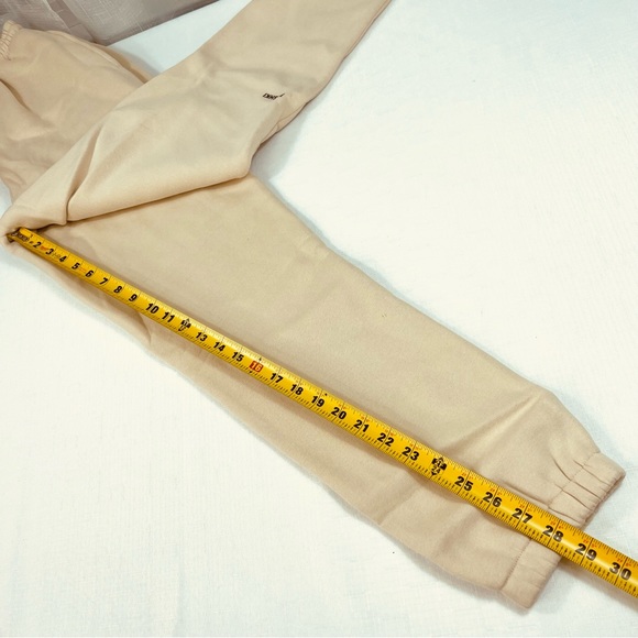 MESHKI sweatpants joggers Charlie unisex COSY JOGGER oatmeal track pants S NEW - Picture 8 of 11